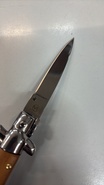 Böker Magnum Sicilian Needle vyskakovací nôž 8.2 cm OLIVE WOOD - KNIFESTOCK