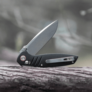 Vosteed Corsair Nitro-V Stonewash Black Micarta CS29NWMK - KNIFESTOCK