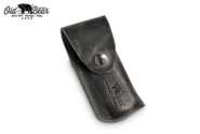 Old Bear sheath in GREASED leather,color anthracite(suitable for &quot;XS&quot;, &quot;S&quot; and &quot;M&quot; sizes) FO.9300/13 - KNIFESTOCK