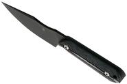 Kizer Harpoon Fixed Blade Knife Black Micarta 1040 - KNIFESTOCK