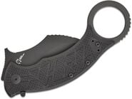 Fox Knives Doug Marcaida Tribal K Folding Karambit, N690 TOP SHIELD BLADE,G10 BLACK HANDLE FX-802 - KNIFESTOCK