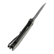 Tenable Knives Orion Blackwash 14C28N, Grön Micarta - KNIFESTOCK