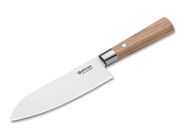 Böker Manufaktur Solingen 130437DAM Santoku damaškový nôž 17,2 cm hnedá - KNIFESTOCK