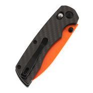 Tenable Kryo Orange Coated 14C28N Twill Carbon Fiber T1001V12 - KNIFESTOCK
