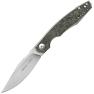 Viper BELONE Satin M390, titanium Dark Green Matter Carbon Fiber V5970TIFCV - KNIFESTOCK