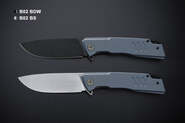 Petrified Fish PFB02 Loco Black Stonewashed D2 Blue G10 PFB02BDW - KNIFESTOCK