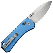 WE Blue Aluminum HandleSatin Finished CPM S35VN BladeCrossbar Lock WE23075-1 - KNIFESTOCK