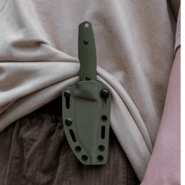 Vosteed H-Back 14C28N Black Stonewash Green G10 D0402 - KNIFESTOCK