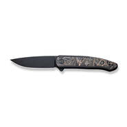 WE KNIFE Smooth Sentinel Black, Copper Titanium,CF/Black Stonewashed  CPM 20CV WE20043-6 - KNIFESTOCK