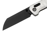QPS Penguin Glyde 14C28N, schwarz, Griff: G10 mit Aluminiumfolie QS130GL-G2 - KNIFESTOCK