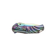Schrade Rainbow Titanium Coated 9Cr18MoV Oțel, Mâner din Aluminiu, Liner Lock, Thumb Studs - KNIFESTOCK