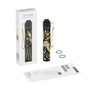 Olight i3T 2 EOS LED Flashlight (Dragon &amp; Phoenix Golden Black) - KNIFESTOCK