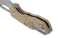 MKM ISONZO M390 Natural canvas micarta BÖHLER M390 MK FX03M-3NC - KNIFESTOCK