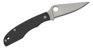 Spyderco GRASSHOPPER BLACK G-10 PLAINEDGE - KNIFESTOCK