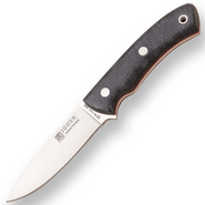 JOKER PANTHER BUSHCRAFT KNIFE BLACK JUTE MICARTA HANDLE - KNIFESTOCK