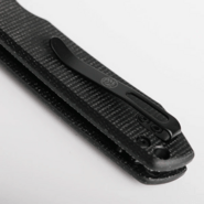 Vosteed Raccoon(Top Liner Lock) 14C28N Black Stonewash Black Micarta A2902 - KNIFESTOCK