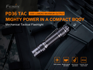 Fenix taktikai lámpa PD36TAC - KNIFESTOCK