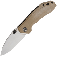 Petrified Fish PFP04 Havrog Stonewash K110 khaki Micarta PFP04KAMW - KNIFESTOCK