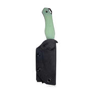 Cubey Golf Fixed Aus-10 Blade Knife Jade G-10 Handle with Kydex Sheath K230d - KNIFESTOCK