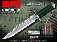 Rambo First Blood Stallone Handtekening - KNIFESTOCK