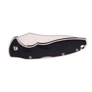 Herbertz HERBERTZ zsebkés, AISI 420 acél, Back Lock, rozsdamentes acél bélés, fekete G10 markolat 5 - KNIFESTOCK