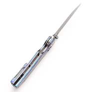KANSEPT Eaglestrike Damascus 0.118&quot; / 3.0mm Titanium Crossbar lock K1095V1 - KNIFESTOCK
