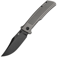 Kansept knives Bison Blackwash CPM S35VN Grå Anodiserad och Stonewashed Titan - KNIFESTOCK