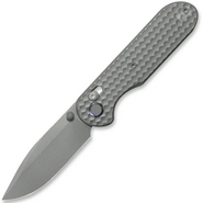 GEO Knife Ethereal Cutter Darkwash M390 Blade Darkwash Ti - KNIFESTOCK