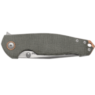 Viper KATLA Stonewash M390, Green Canvas Micarta V5982CG - KNIFESTOCK