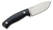 Lionsteel Fixed Blade M390 satin blade, G10 handle, leather sheath M2M GBK - KNIFESTOCK