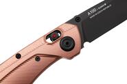 ANV Knives A100-BB, DLC Elmax, Rose Gold / A-lock ANVA100-034 - KNIFESTOCK