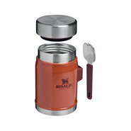 STANLEY The Legendary Food Jar + Spork .4L / 14oz Hammertone Clay (New) 10-09382-108 - KNIFESTOCK