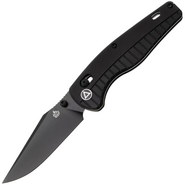 QPS Reptile 14C28N, nero, Manico: G10 Nero QS165-C2 - KNIFESTOCK