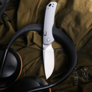 Vosteed Marten 154CM Satin Gray Aluminum A1601 - KNIFESTOCK
