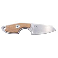 MKM MAKRO 2 Natural canvas micarta BÖHLER M390 - MOD. SHEEPSFOOT MK MR02-NC - KNIFESTOCK