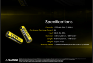 Nitecore NL1411R - KNIFESTOCK