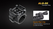 Metallhalterung für Waffenlichtschiene Fenix ALG-00 - KNIFESTOCK