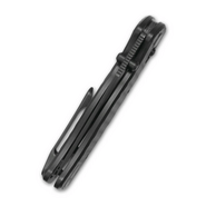 GEO Knife Sharp Shadow Black DLC M390 Blade Black DLC Ti - KNIFESTOCK