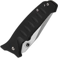 BLACK FOX couteau tactique DROP POINT LAME 440C MANCHE NOIR CAOUTCHOUC NYLON BF-114 - KNIFESTOCK