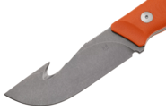 Fox-Knives Ejector Fixed Knife Stainless Steel Becut Satin Blade, G10 Orange Handle FX-663 OR - KNIFESTOCK