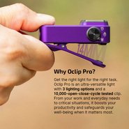 Olight OCLIP PRO PURPLE - KNIFESTOCK