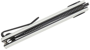 Vosteed Corgi V 295 N690 Černý Stonewash Bílý G10 A3712 - KNIFESTOCK