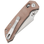 Tenable Knives Fenrir Stonewashed Nitro V, Braunes Micarta T1034V2 - KNIFESTOCK