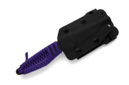 ANV Knives P100 - SLEIPNER, CERAKOTE BLACK, PARACORD PURPLE ANVP100-045 - KNIFESTOCK