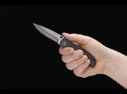 Böcher plus 01BO036 Anti-Grav Griff aus Kohlefaser Schwarz - KNIFESTOCK