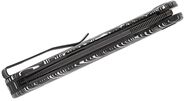Petrified Fish PFE14 Rogue Black Stonewashed 154CM White Gmascus G10 PFE14WDMW - KNIFESTOCK