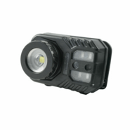 Technik čelovka s pogumovaním, LED CREE XPG-2, micro-USB, červené svetlo - KNIFESTOCK