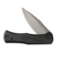 We Knife Primoris Black Titanium HandleGray Stonewashed CPM 20CV BladeFrame Lock WE20047A-2 - KNIFESTOCK