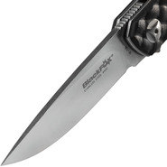 COUTEAU PLIANT BLACK FOX RELOADED MANCHE G10 NOIR LAME SATINÉE 440C - KNIFESTOCK