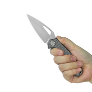 KB Coeus Beadblast M390 Sandblast Ti  Diamond Texture KB286C - KNIFESTOCK